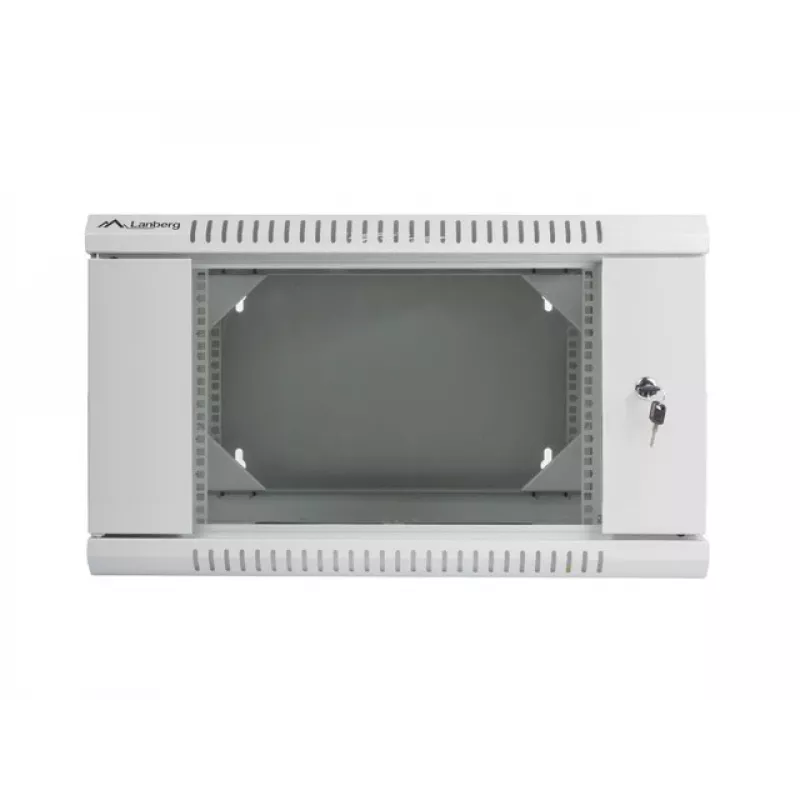Lanberg WF02-6606-10S armadio rack 6U per montaggio a parete grigio