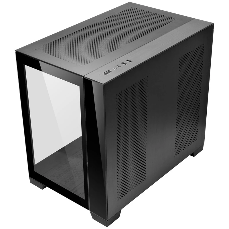 Lian Li O11 Dynamic Mini + Mini Riser Card - PCIe 4.0, nero