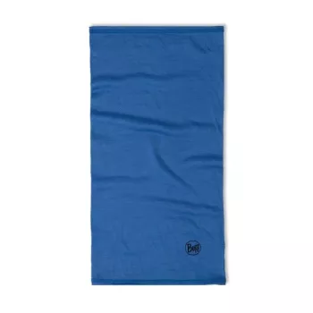 Buff Merino Lightweight Jr Solid scaldacollo in lana merino per bambini, blu