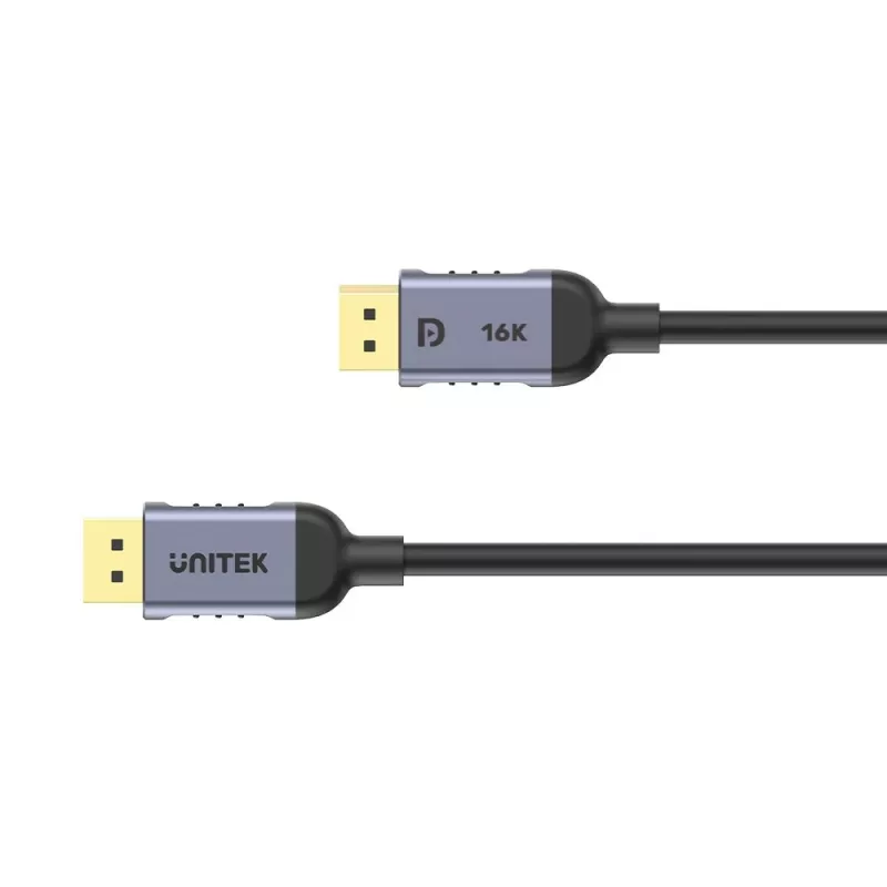 UNITEK C1628GY01-5M cavo DisplayPort, nero/grigio