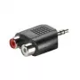 Adattatore 3,5 mm VALUE 3,5 mm M su 2x RCA F