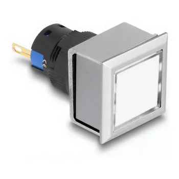 Lampada LED per macchine industriali DELOCK 22058 — 1 LED, IP40/IP65, AC 250V, 5A, 25×42×25 mm