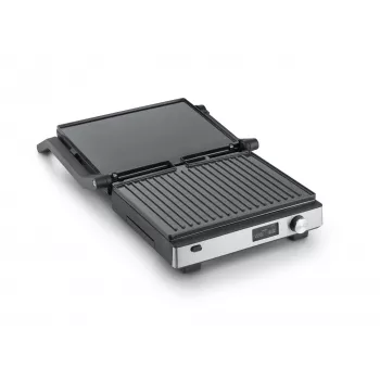 Piastra grill Severin KG 2380 nero argento 2000W acciaio inox