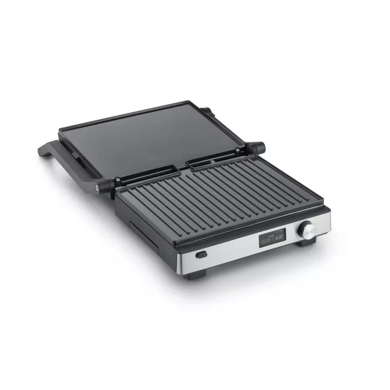 Piastra grill Severin KG 2380 nero argento 2000W acciaio inox