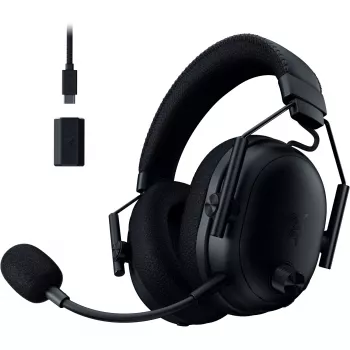 BlackShark V3 Pro, headset per gaming nero, ANC, dongle 2,4 GHz, Bluetooth, USB, jack 3,5 mm