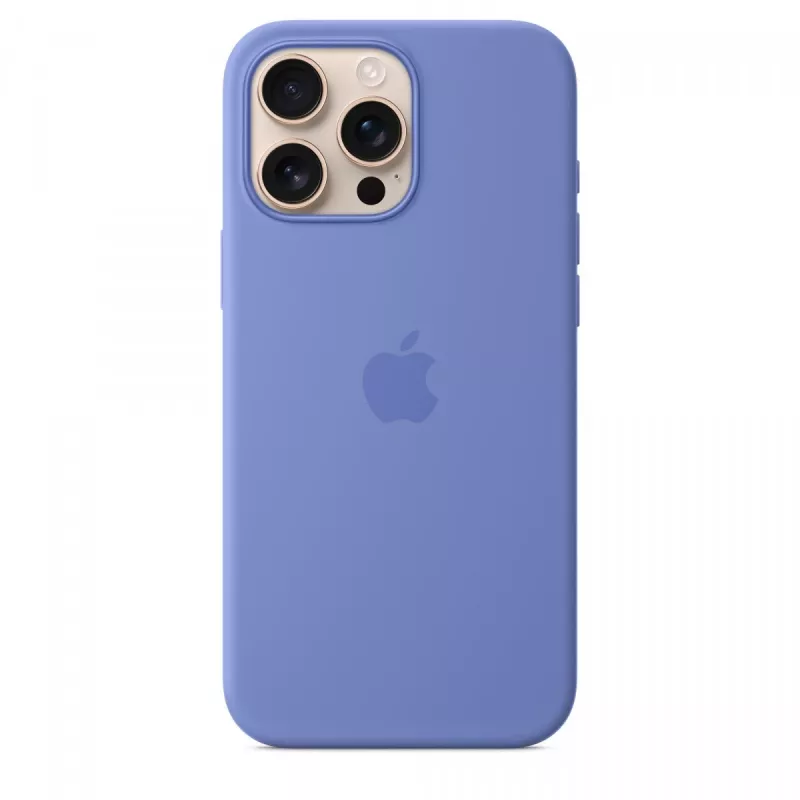 iPhone 16 Pro Max custodia in silicone compatibile MagSafe - pervinca