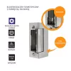 Serratura elettromagnetica QOLTEC 52459 12V simmetrica con memoria e bloccaggio