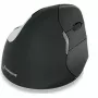 BakkerElkhuizen Evoluent 4 Bluetooth nero, per destrimani, design verticale, laser, Bluetooth, 2600 DPI, nero