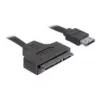 Cavo SATA DeLOCK ESATAP-100 0,5m nero