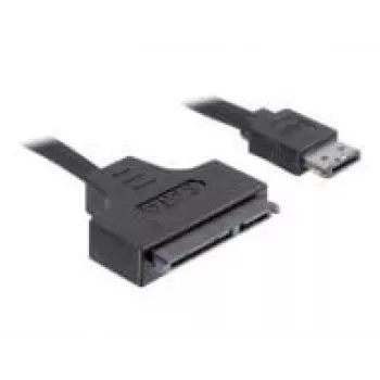 Cavo SATA DeLOCK ESATAP-100 0,5m nero