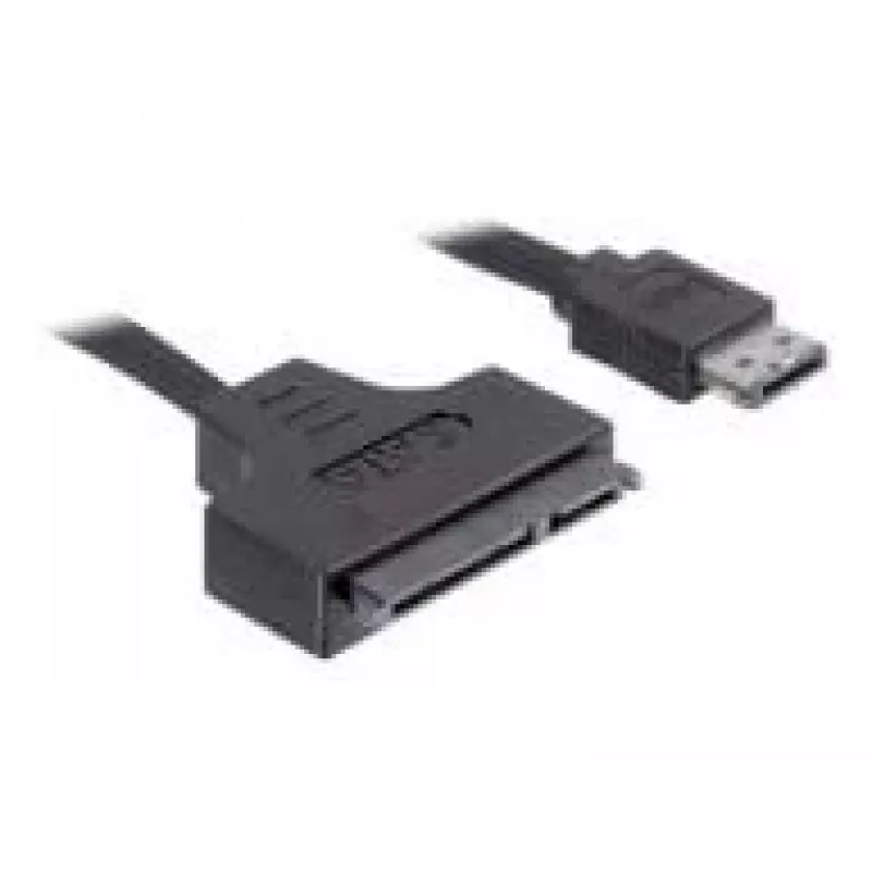 Cavo SATA DeLOCK ESATAP-100 0,5m nero