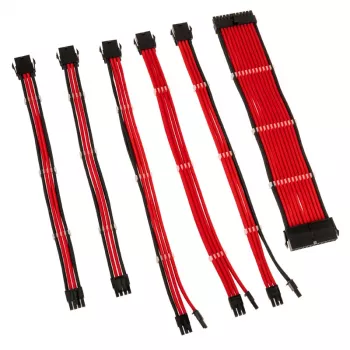 Kit prolunga cavi Kolink Core Adept rosso 0,35 m 6 pz.