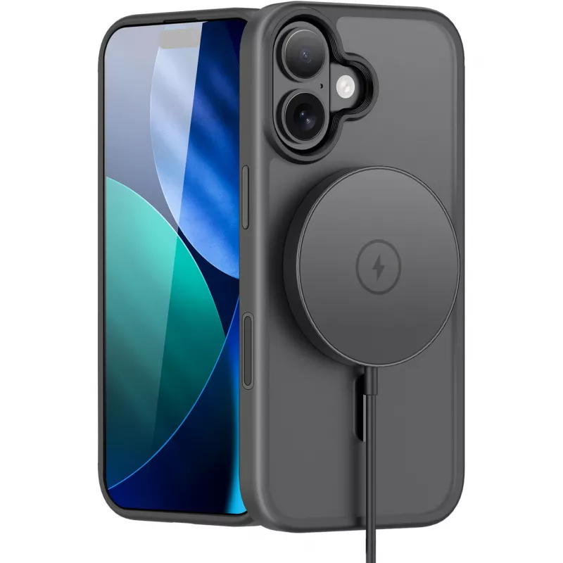 nevox StyleShell Invisio - iPhone 17 6.3 compatibile con MagSafe nero (2542)