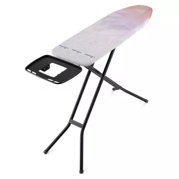 Asse da stiro a tutta lunghezza VILEDA Dimond Plus 173270 — 1200×380 mm, altezza regolabile 77–97 cm, copertura in cotone, gambe in acciaio, appoggio ferro da stiro