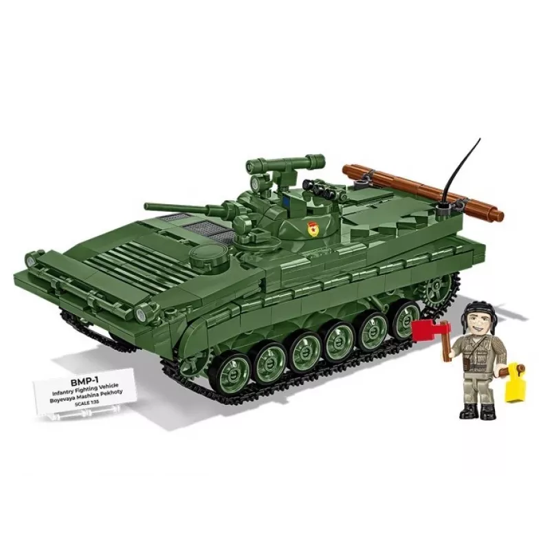 Set da costruzione Cobi Blocks BMP-1 758 pezzi – modello in scala a mattoncini