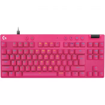 Tastiera Logitech G PRO X TKL RAPID Gaming USB QWERTY rosa tenkeyless