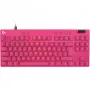 Tastiera Logitech G PRO X TKL RAPID Gaming USB QWERTY rosa tenkeyless