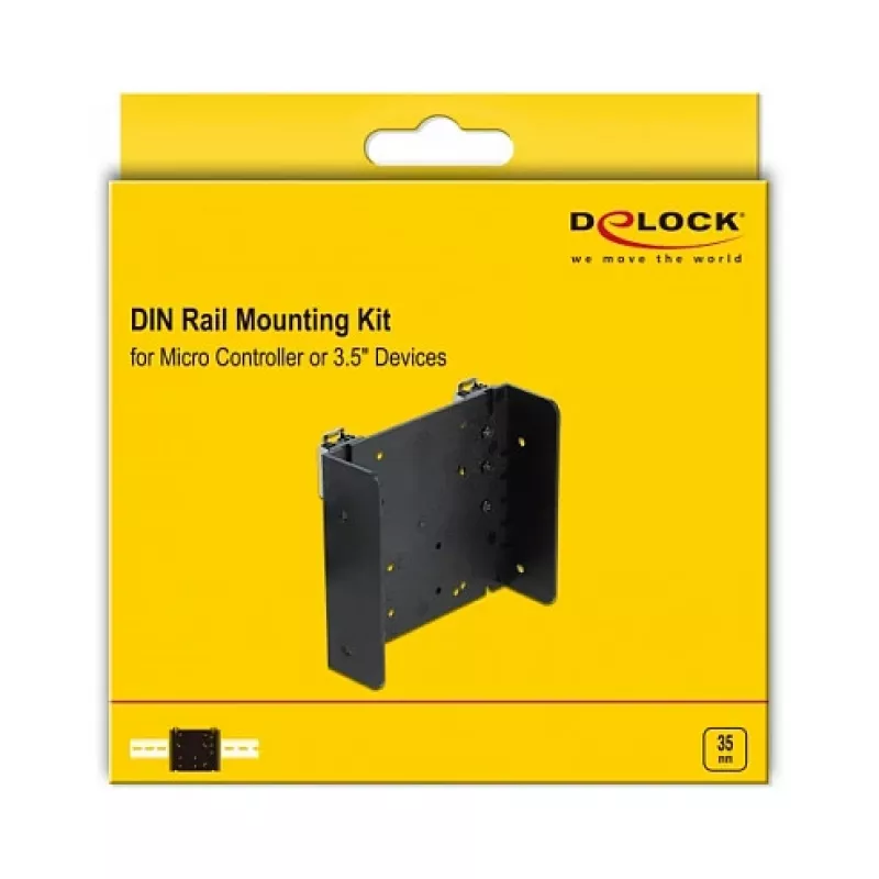 Kit di montaggio DeLOCK 66292 nero plastica ABS