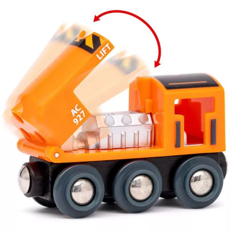 Brio World Set di partenza treno merci con gru