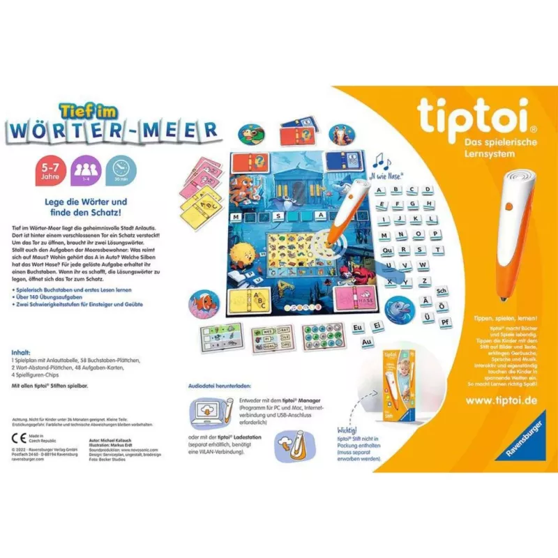 tiptoi Tief im Wörtermeer, gioco da tavolo