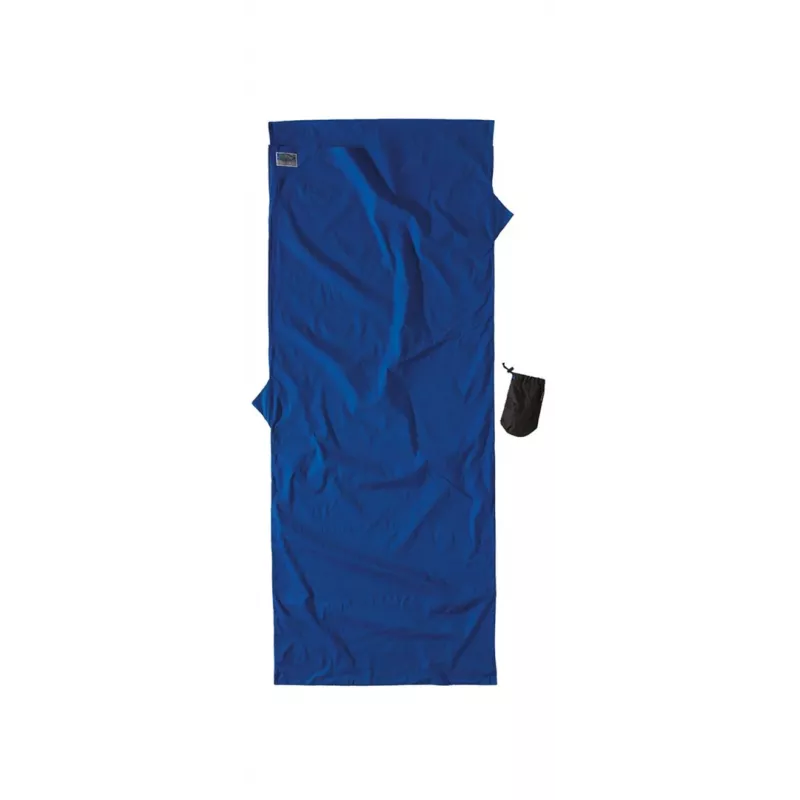 Cocoon TravelSheet sacco a pelo rettangolare cotone blu