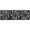 Ventola per case Jonsbo ZA-420BR PWM Reverse ARGB — 3×140 mm, nero