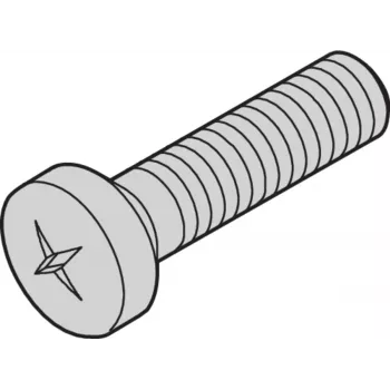 SCHROFF vite a testa piana M3X6 SN11 100 pezzi (21102024)