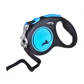 Flexi nuovo Neon S 5 m guinzaglio per cani con avvolgimento automatico