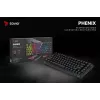 Tastiera gaming Savio Phenix SAVGK-RED USB RF Wireless Bluetooth QWERTY