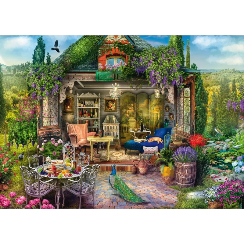 Gartenhaus Glück in den Weinbergen, puzzle 1000 pezzi