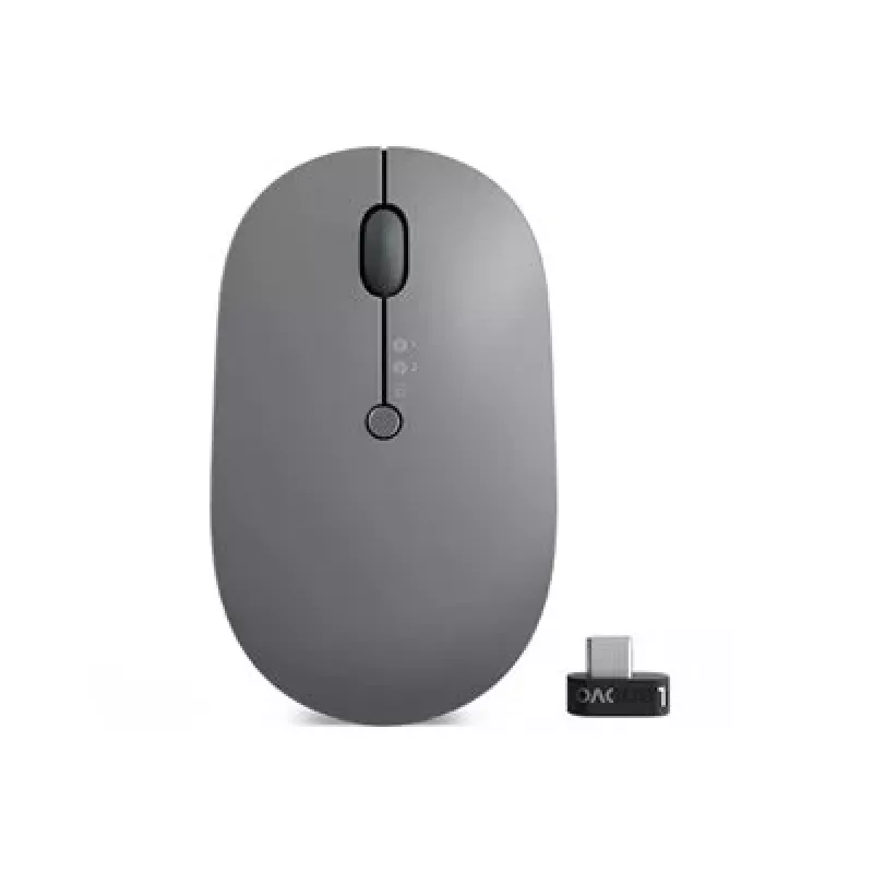 Lenovo Go mouse wireless multi-dispositivo da ufficio ambidestro RF Wireless + Bluetooth + USB Type-A ottico 2400 DPI