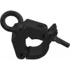 Morsetto EUROLITE TPC-51S nero con occhiello – morsetto di montaggio per truss e faretti