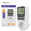 Timer elettronico QOLTEC PC0628 con display LCD, conto alla rovescia 24 ore