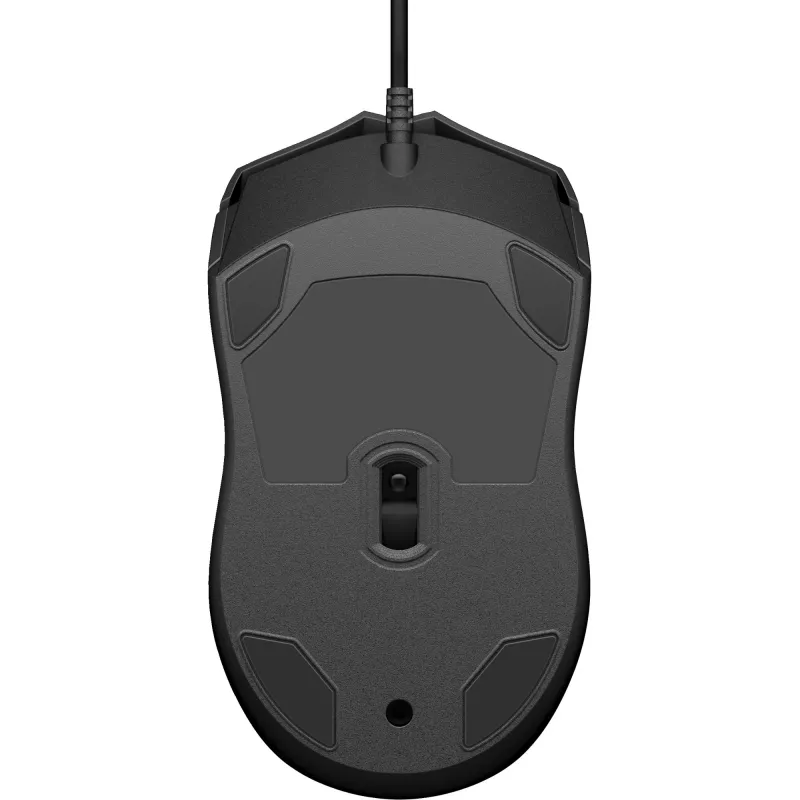 HP mouse con cavo 105, per destrimani e mancini, ottico, USB Type-A, 1600 DPI, nero