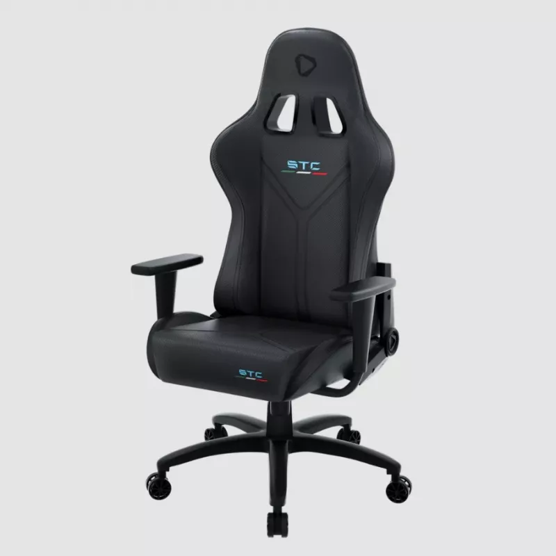 Sedia da gaming Onex STC Tribute Hardcore nero — seduta ergonomica per PC/console, regolabile in altezza e reclinabile