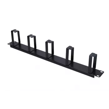 Pannello di gestione cavi Extralink organizzatore cavi 1U nero