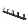 Pannello di gestione cavi Extralink organizzatore cavi 1U nero