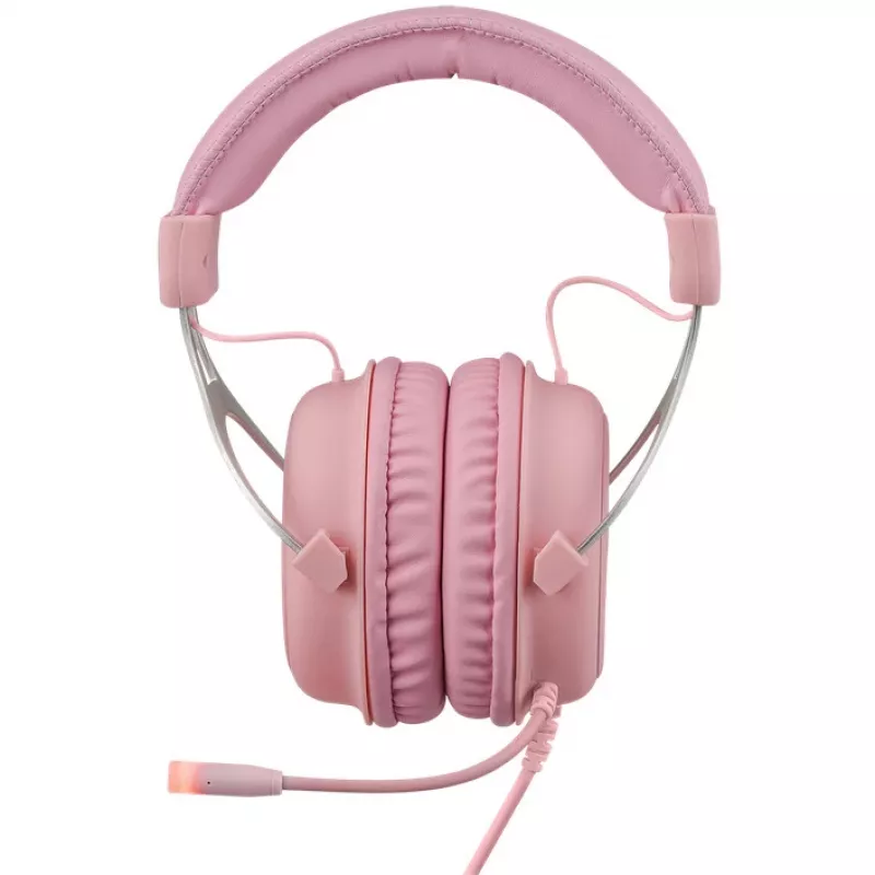 Deltaco GAM-030-P cuffie e headset con filo headband gaming USB Type-A rosa (GAM-030-P)