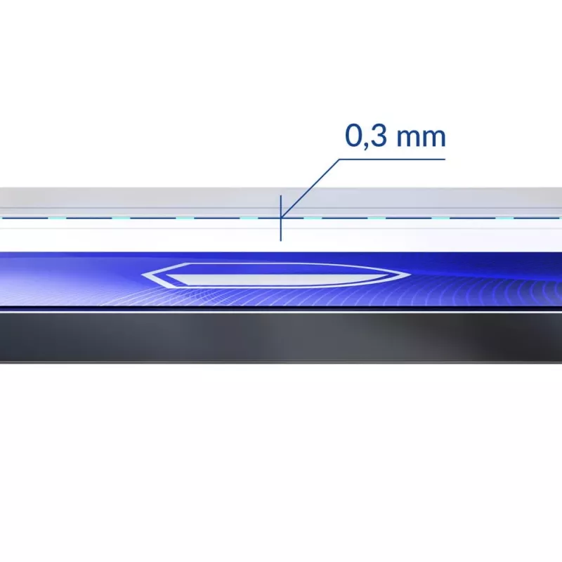3MK FlexibleGlass vetro ibrido proteggischermo per Samsung Galaxy S23 (S911), 6,1 pollici, 7H