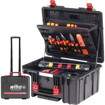 Wiha 45795 set di utensili XL 2 Trolley electric, 60 pezzi, con valigia trolley