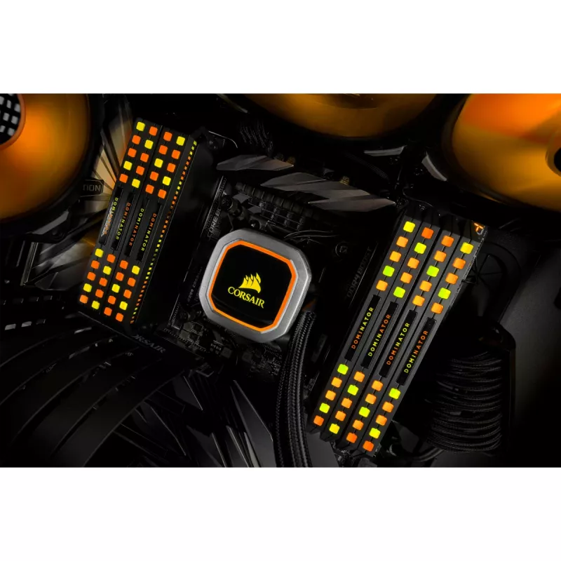 DIMM 16 GB DDR4-3200 2x 8 GB dual kit ottimizzato per AMD nero Dominator Platinum RGB INTEL XMP