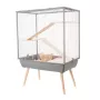 Gabbia Zolux Neo Cozy per grandi roditori H80, grigio