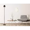 Beper P201UTP403 lampada da divano ricaricabile, controllo touch, altezza regolabile, 2,3 W, Corten
