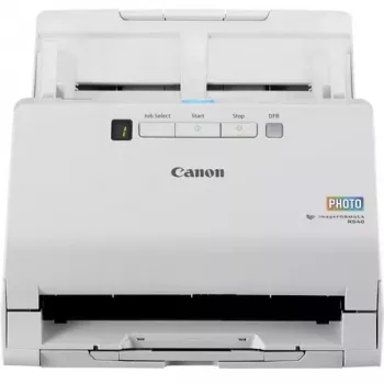 Canon imageFORMULA RS40 Scanner per foto e documenti, 600 x 600 DPI, 40 ppm, 30 ppm, scala di grigi, monocromatico, scanner ad alimentazione singola, bianco