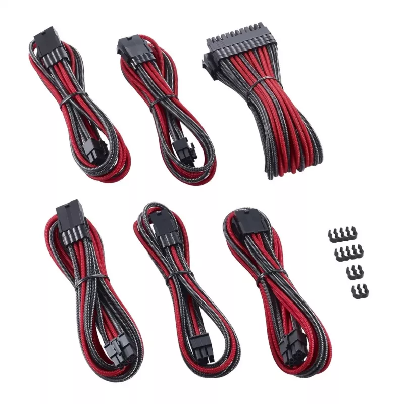 Cavo di alimentazione interno CableMod CM-PCAB-BKIT-NKCR-3PK-R carbon red