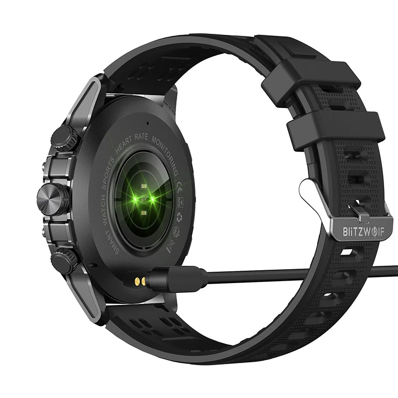Smartwatch BlitzWolf BW-AT6 plus – nero, cardiofrequenzimetro, fitness tracker