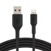 BELKIN CAVO USB PVC USB-A - LIGHTNING, 1M, NERO