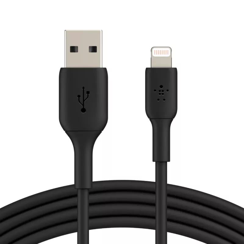 BELKIN CAVO USB PVC USB-A - LIGHTNING, 1M, NERO