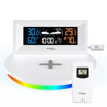 Stazione meteo wireless con Qi GB213