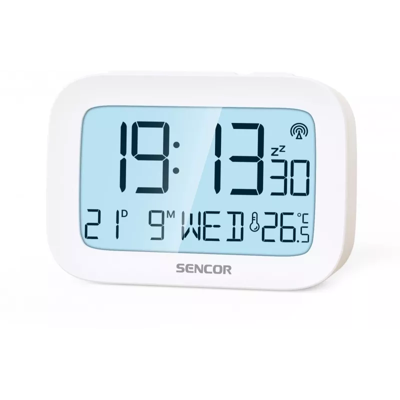 Sveglia digitale SENCOR SRC 2200 con display LED e batteria di backup